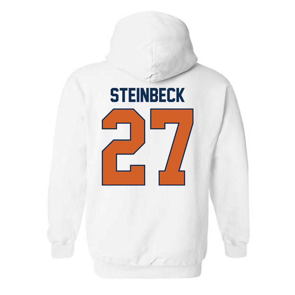 Wheaton IL - NCAA Football : Justin Steinbeck - Classic Shersey Hooded Sweatshirt-1