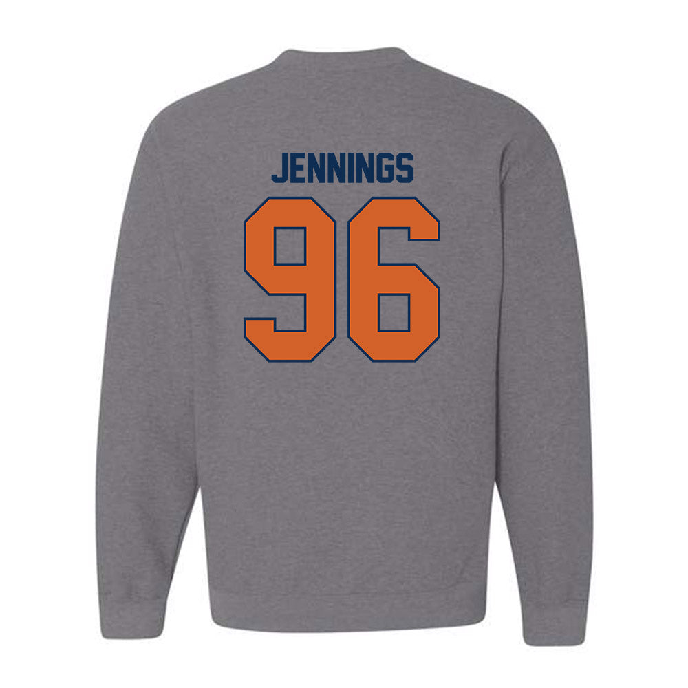 Wheaton IL - NCAA Football : Chase Jennings - Classic Shersey Crewneck Sweatshirt-1