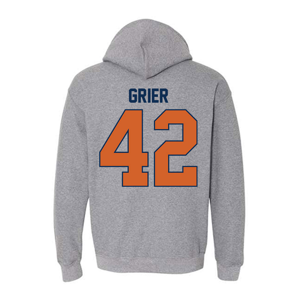 Wheaton IL - NCAA Men's Basketball : Kyle Grier - Classic Shersey Hooded Sweatshirt-1