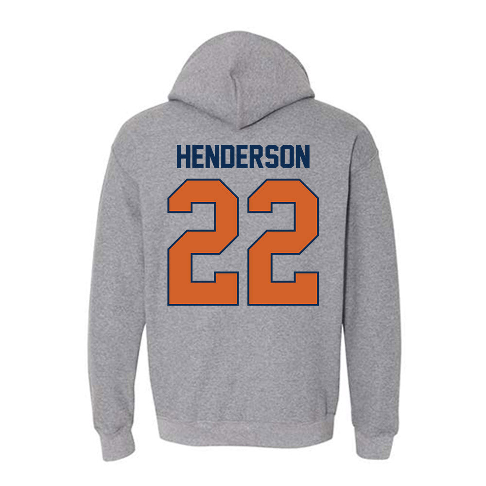 Wheaton IL - NCAA Baseball : Caleb Henderson - Classic Shersey Hooded Sweatshirt-1