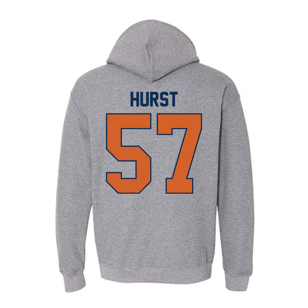 Wheaton IL - NCAA Football : Jonathan Hurst - Classic Shersey Hooded Sweatshirt-1