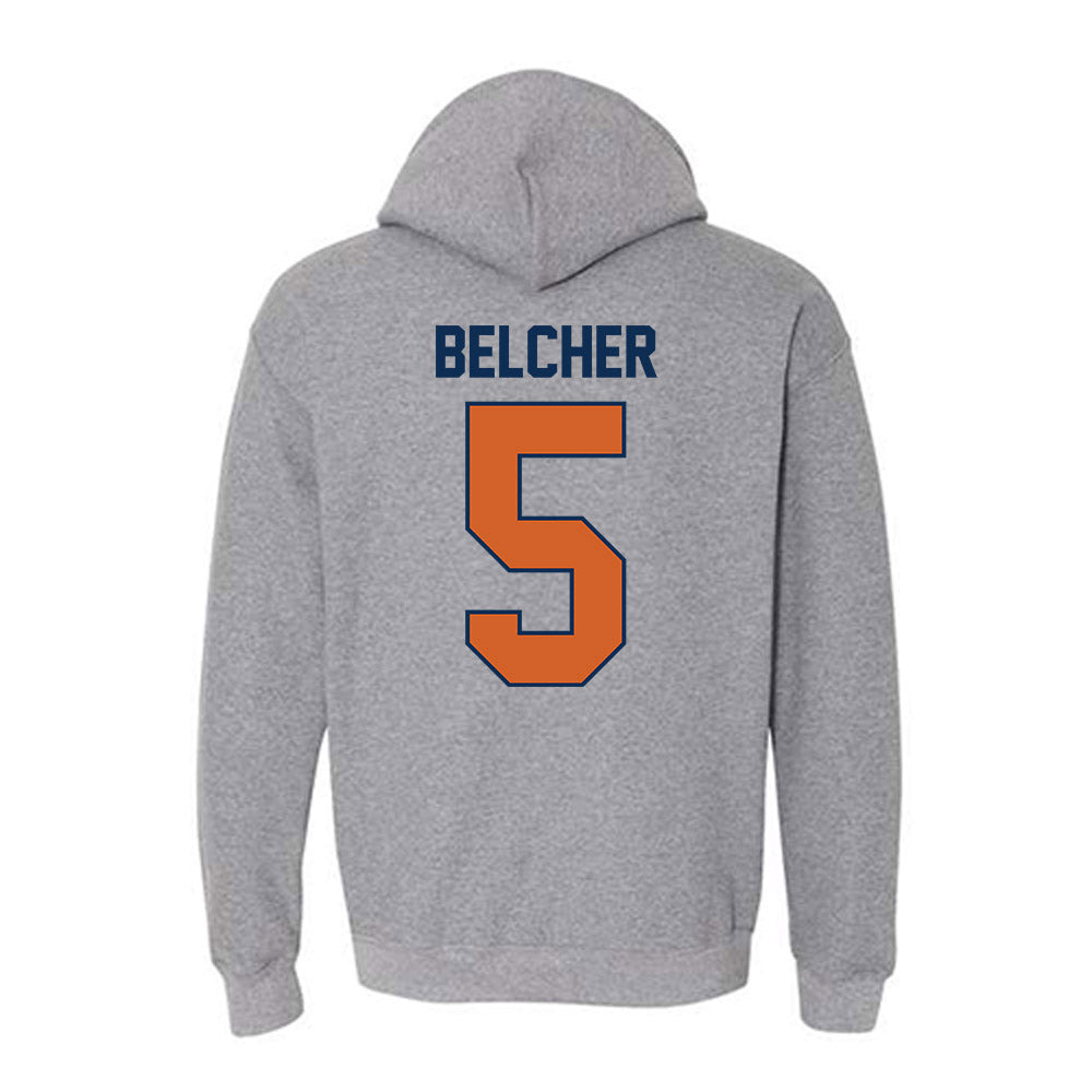 Wheaton IL - NCAA Men's Soccer : Garrett Belcher - Classic Shersey Hooded Sweatshirt-1
