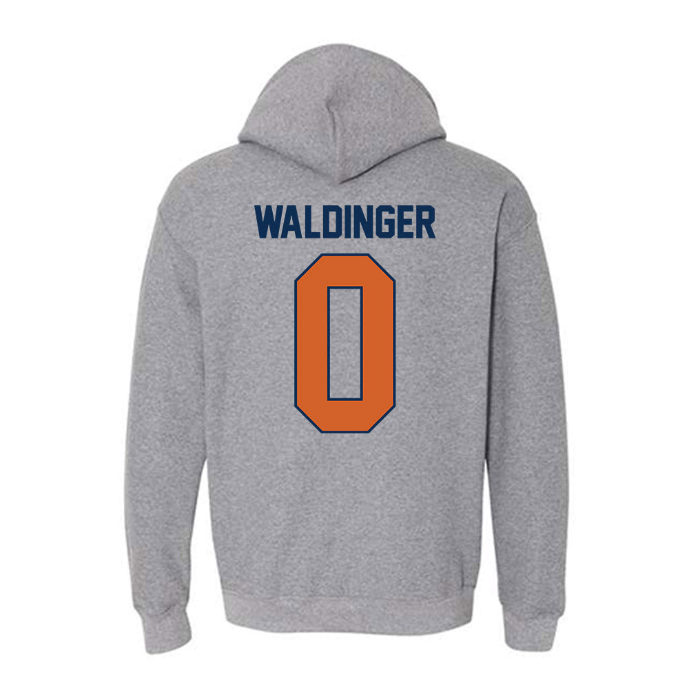 Wheaton IL - NCAA Football : Jake Waldinger - Classic Shersey Hooded Sweatshirt-1