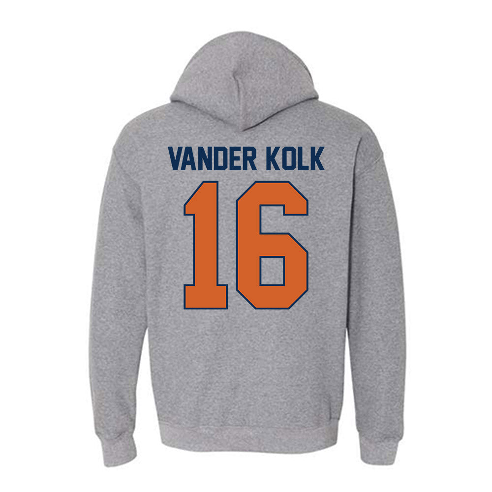 Wheaton IL - NCAA Men's Soccer : Luke Vander Kolk - Classic Shersey Hooded Sweatshirt-1