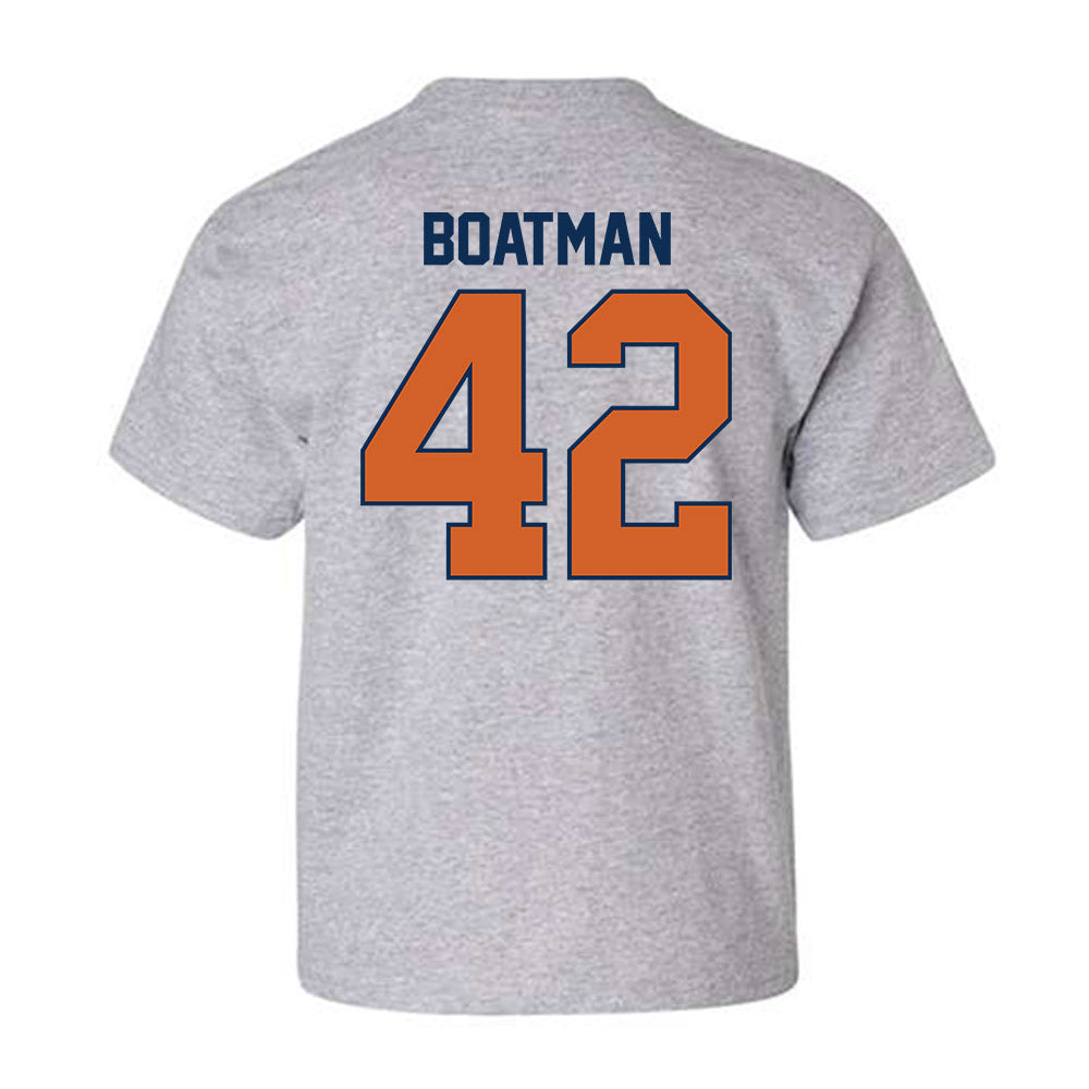 Wheaton IL - NCAA Football : Clay Boatman - Classic Shersey Youth T-Shirt-1