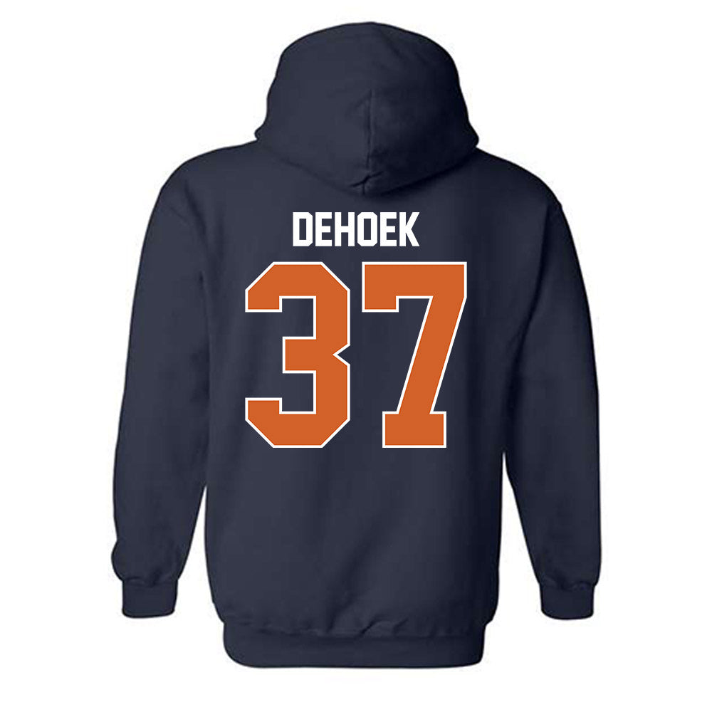 Wheaton IL - NCAA Baseball : Parker DeHoek - Classic Shersey Hooded Sweatshirt-1