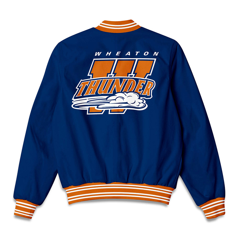 Wheaton IL - NCAA Baseball : Niko Romios - Bomber Jacket-1