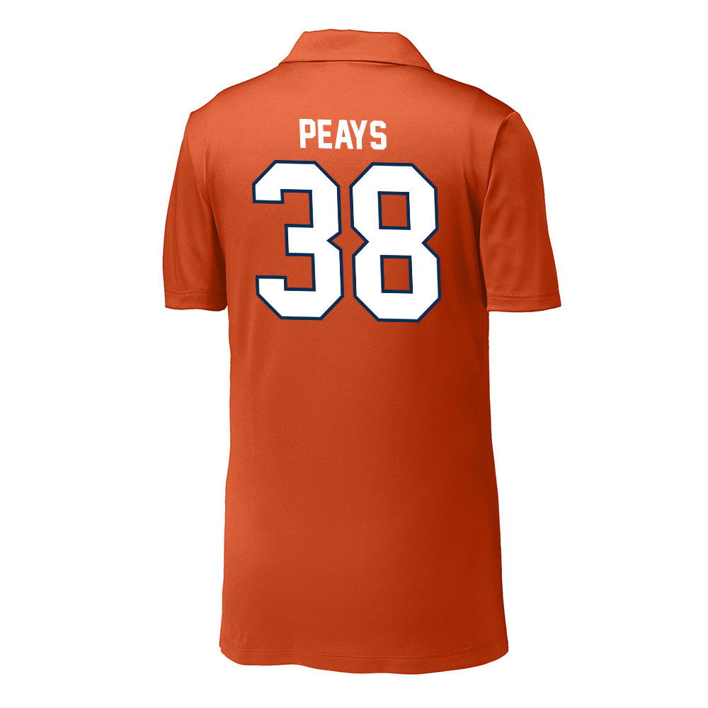 Wheaton IL - NCAA Football : Luke Peays - Activewear Polo Shirt-1