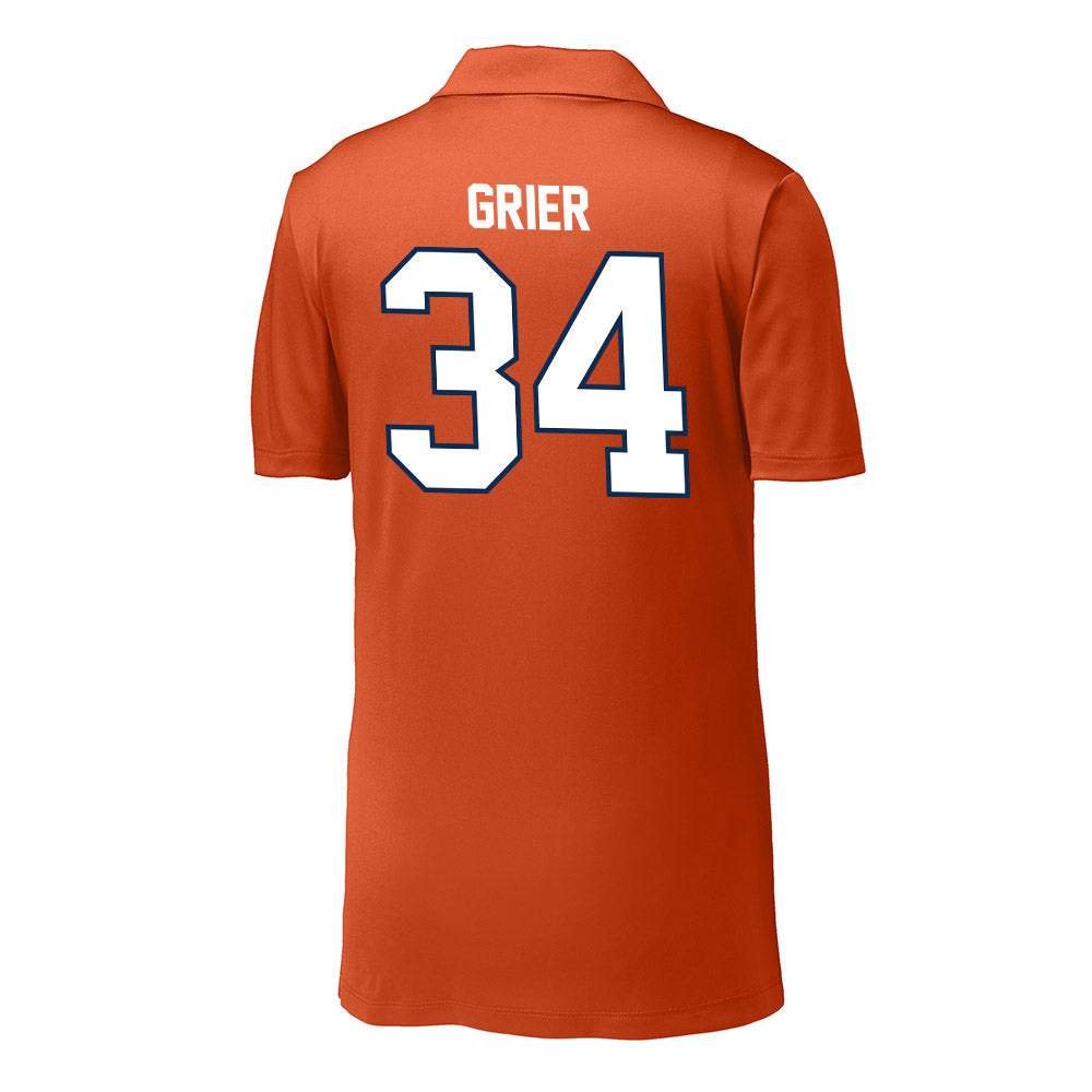 Wheaton IL - NCAA Baseball : Carson Grier - Activewear Polo Shirt-1