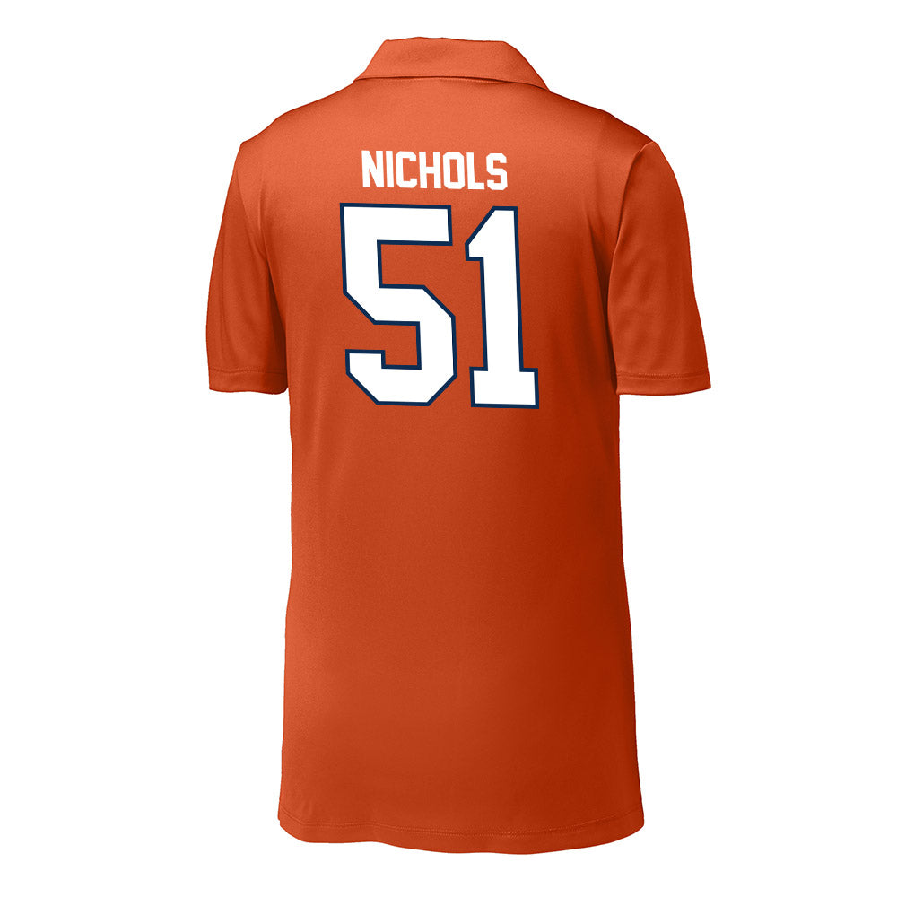 Wheaton IL - NCAA Football : JT Nichols - Activewear Polo Shirt-1