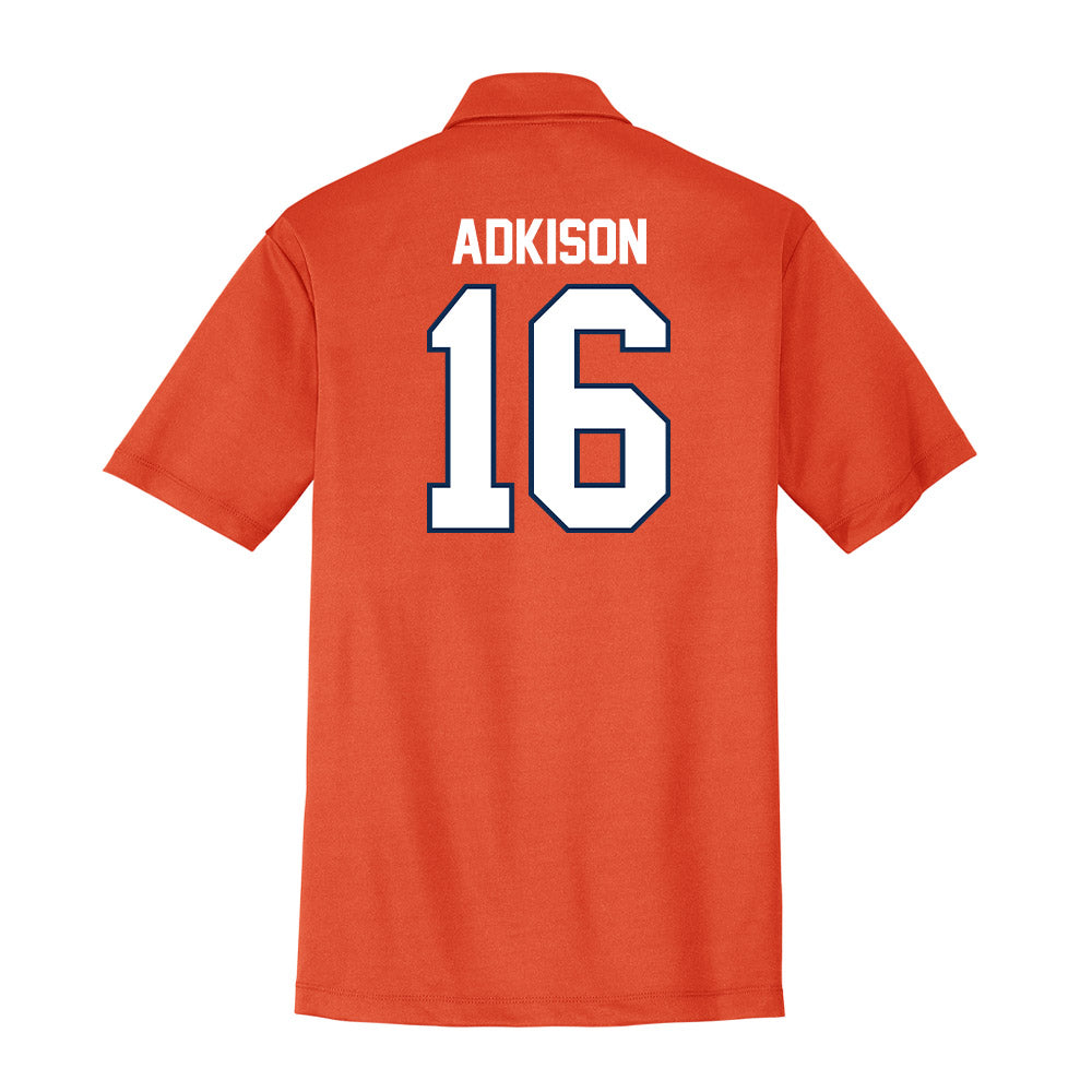 Wheaton IL - NCAA Women's Volleyball : Katherine Adkison - Activewear Polo Shirt-1