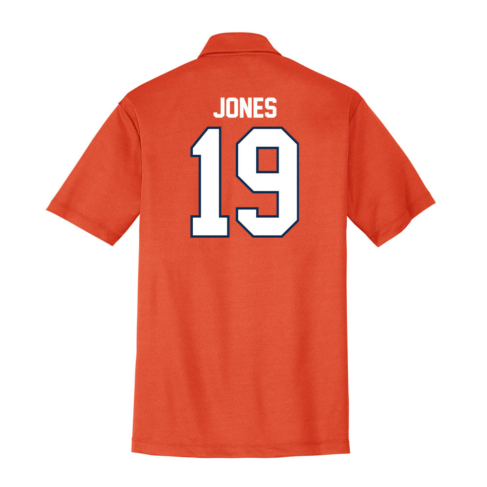 Wheaton IL - NCAA Football : Malachi Jones - Activewear Polo Shirt-1