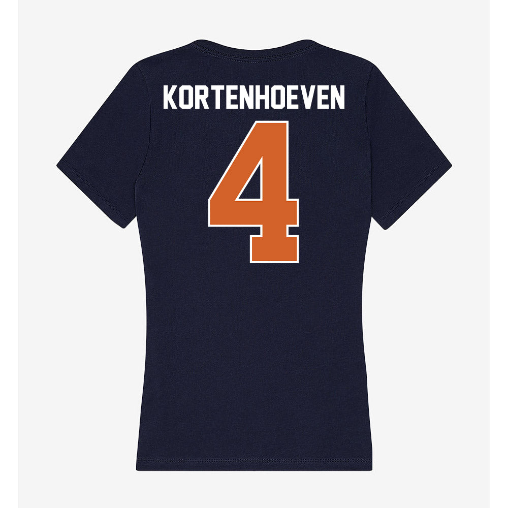 Wheaton IL - NCAA Football : Seth Kortenhoeven - Women's V-Neck T-Shirt-1