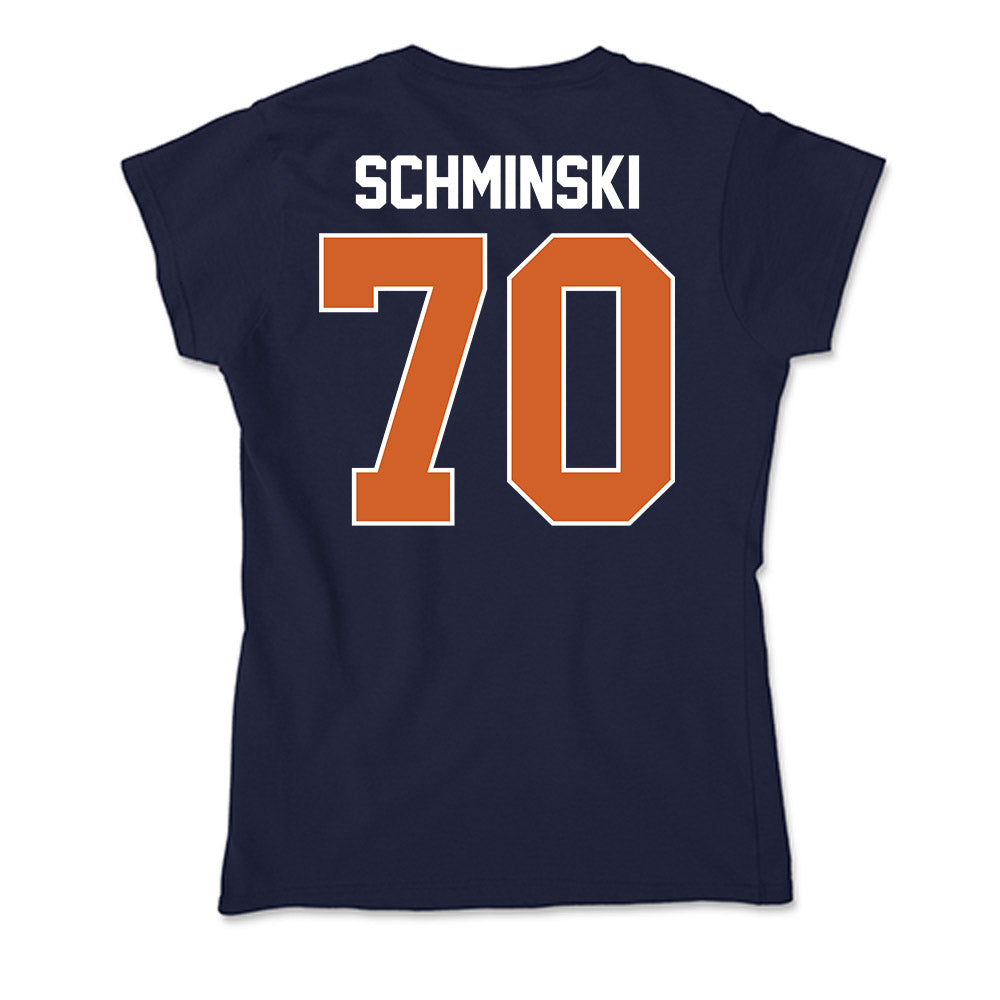 Wheaton IL - NCAA Football : Cole Schminski - Soft Style Women’s T-Shirt-1