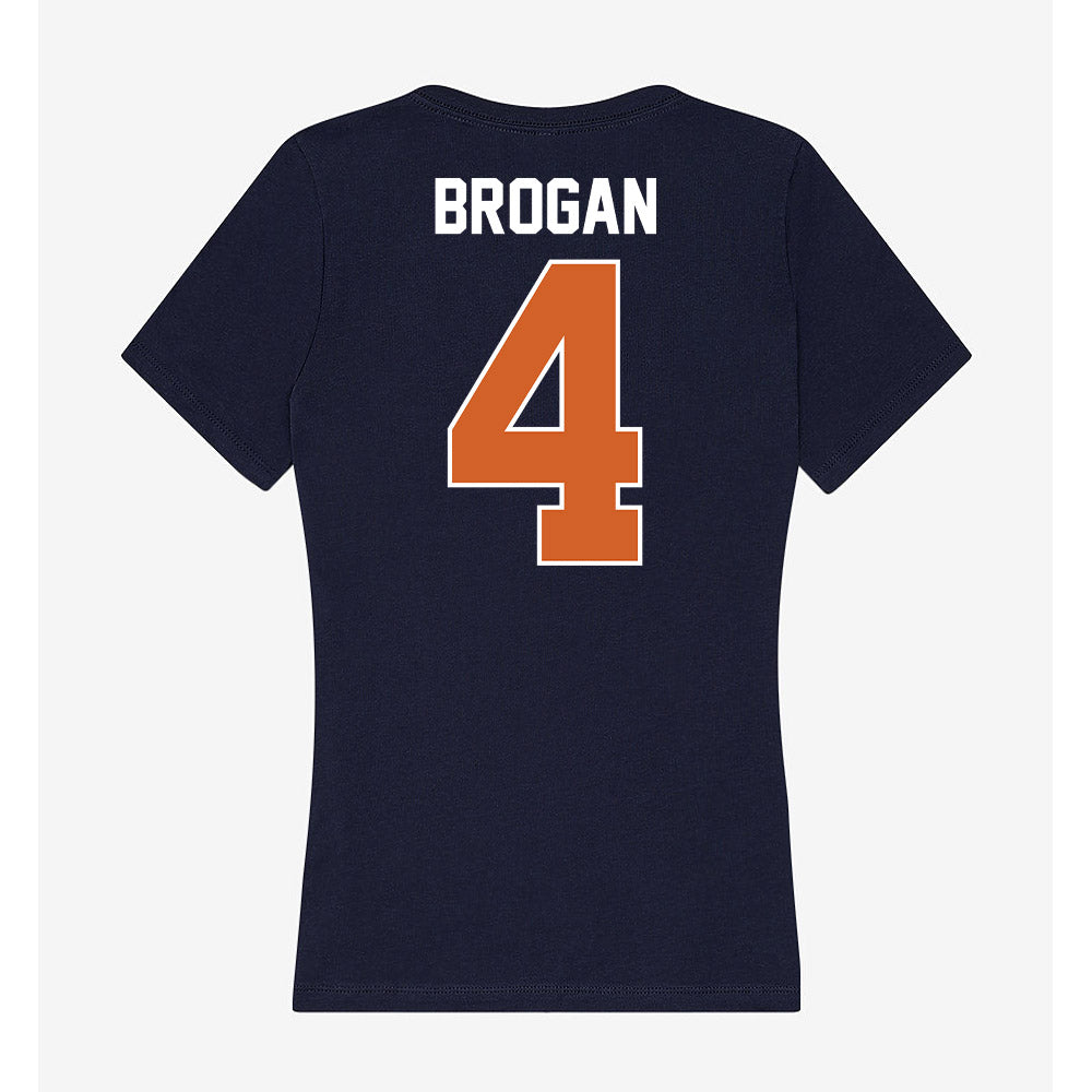 Wheaton IL - NCAA Women's Basketball : Lydia Brogan - Women's V-Neck T-Shirt-1