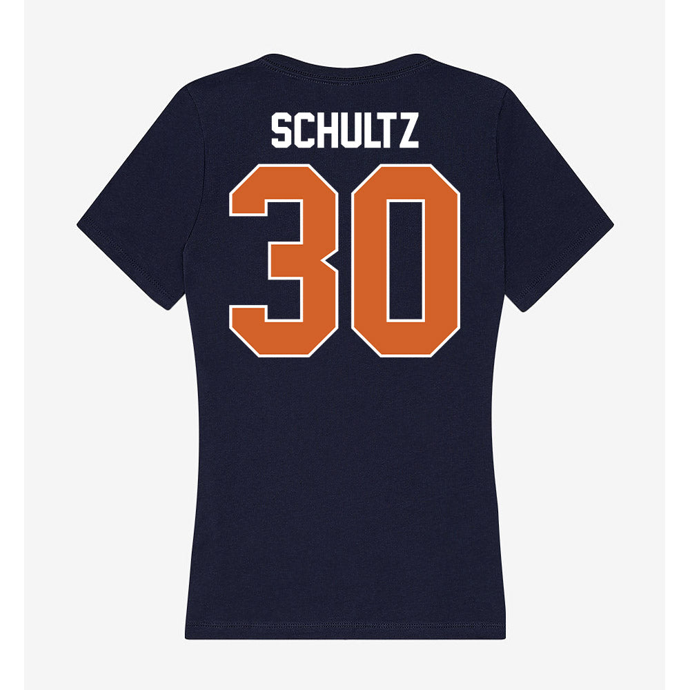 Wheaton IL - NCAA Women's Basketball : Reagan Schultz - Women's V-Neck T-Shirt-1