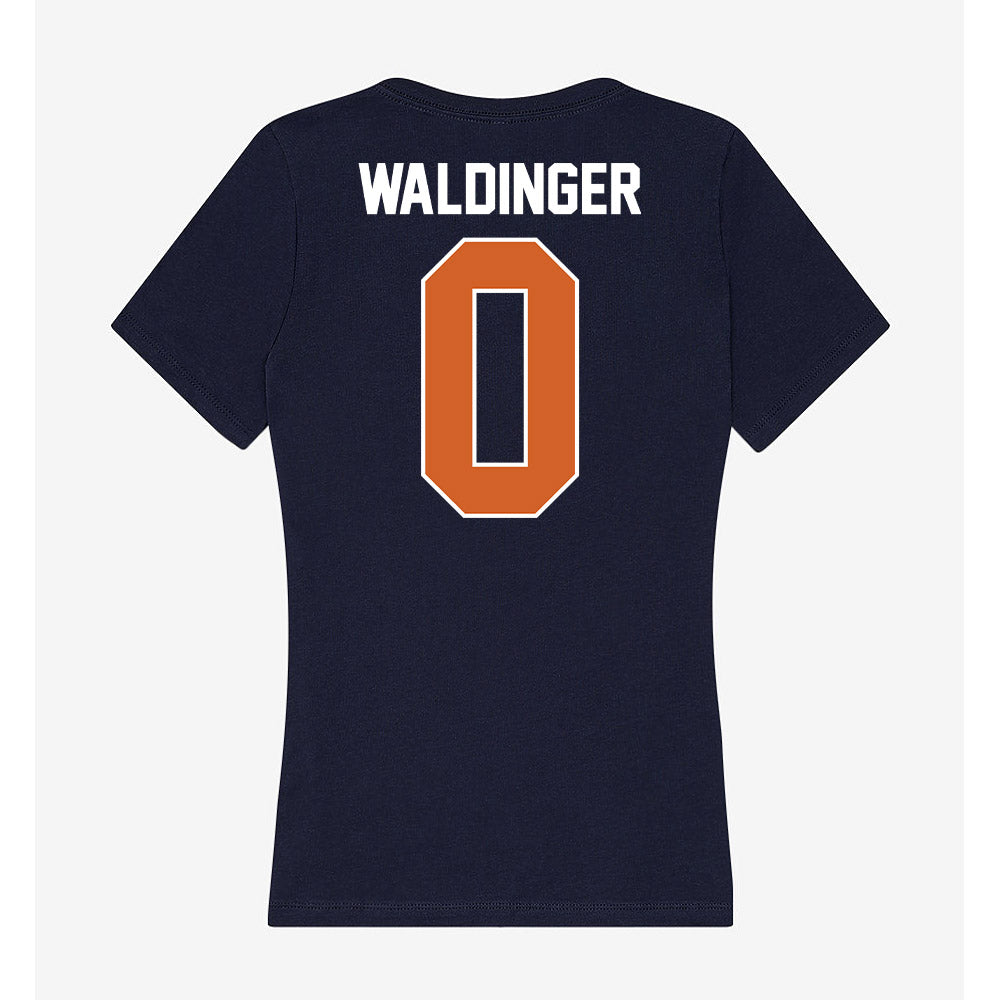 Wheaton IL - NCAA Football : Jake Waldinger - Women's V-Neck T-Shirt-1