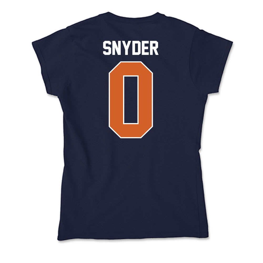 Wheaton IL - NCAA Baseball : Caleb Snyder - Soft Style Women’s T-Shirt-1