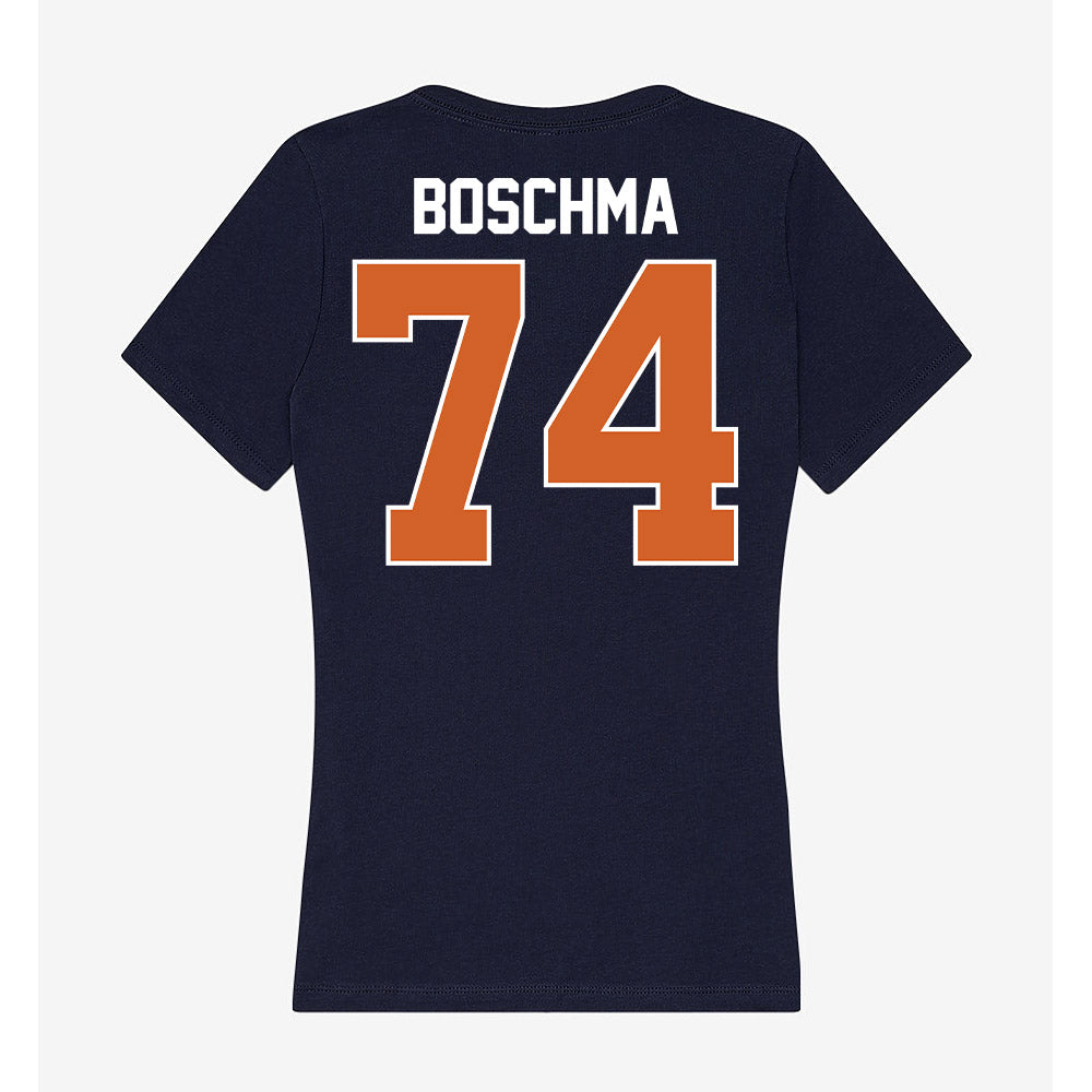 Wheaton IL - NCAA Football : Nick Boschma - Women's V-Neck T-Shirt-1