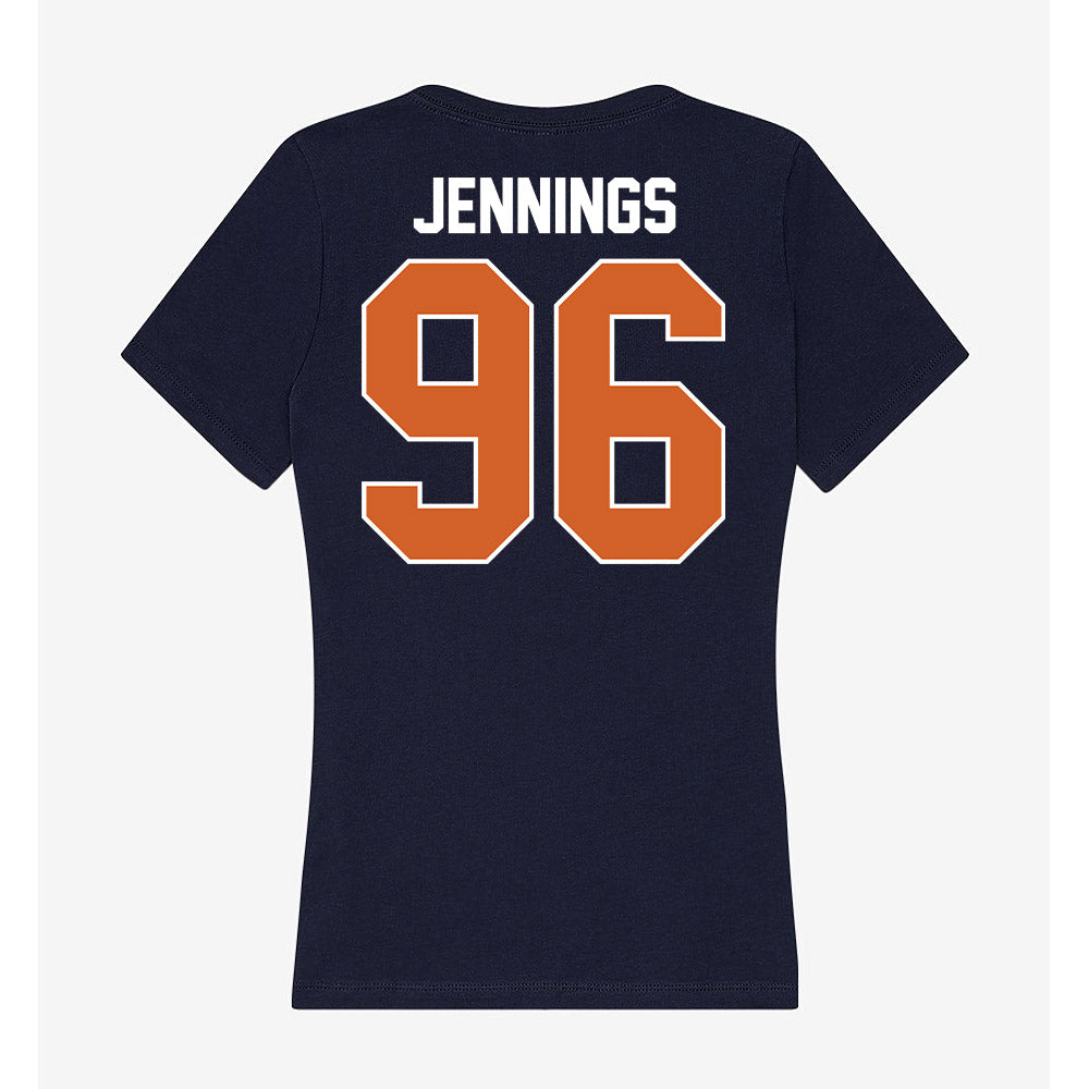 Wheaton IL - NCAA Football : Chase Jennings - Women's V-Neck T-Shirt-1