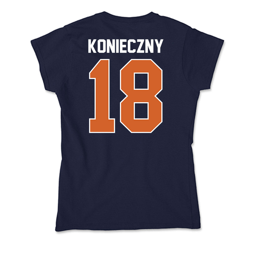 Wheaton IL - NCAA Men's Soccer : Chris Konieczny - Soft Style Women’s T-Shirt-1