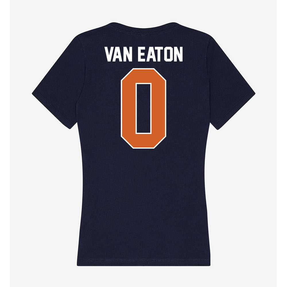 Wheaton IL - NCAA Men's Soccer : Oliver Van Eaton - Women's V-Neck T-Shirt-1