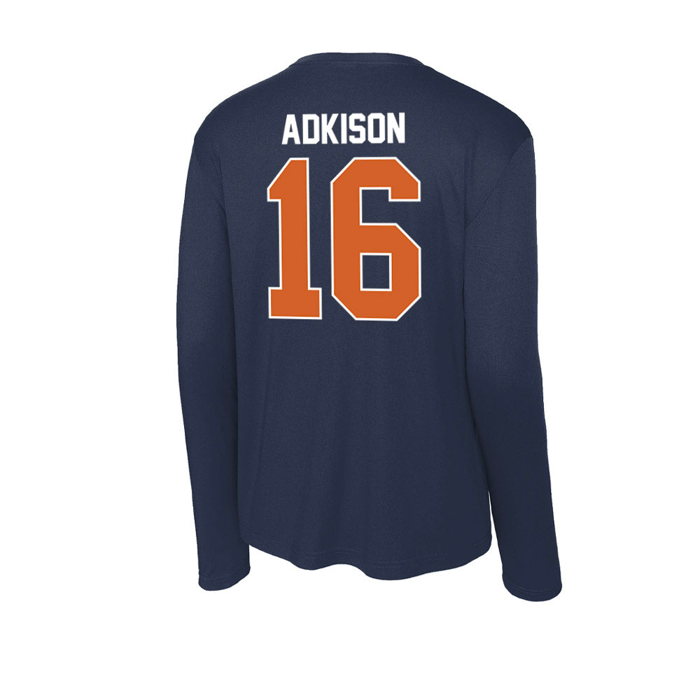 Wheaton IL - NCAA Women's Volleyball : Katherine Adkison - Activewear Long Sleeve T-Shirt-1