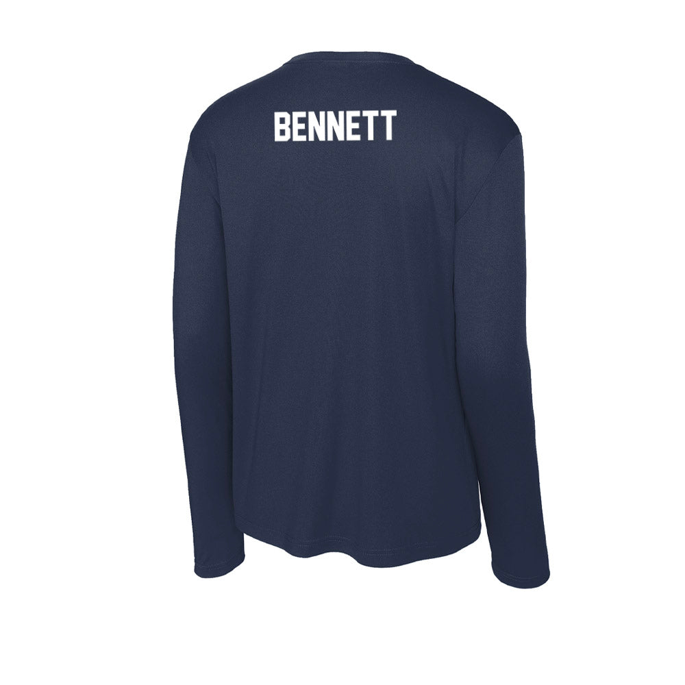 Wheaton IL - NCAA Men's Swimming & Diving : Blaine Bennett - Activewear Long Sleeve T-Shirt-3