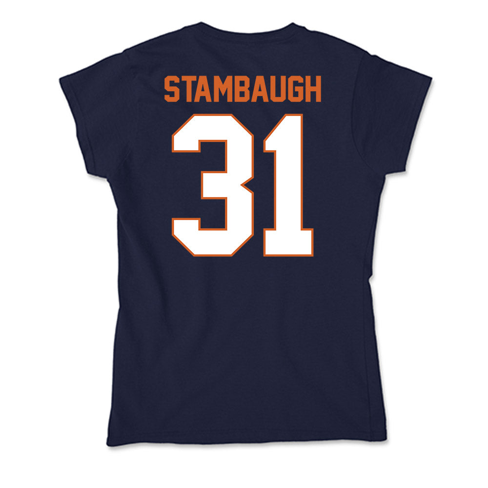 Wheaton IL - NCAA Football : Nick Stambaugh - Soft Style Women’s T-Shirt-1