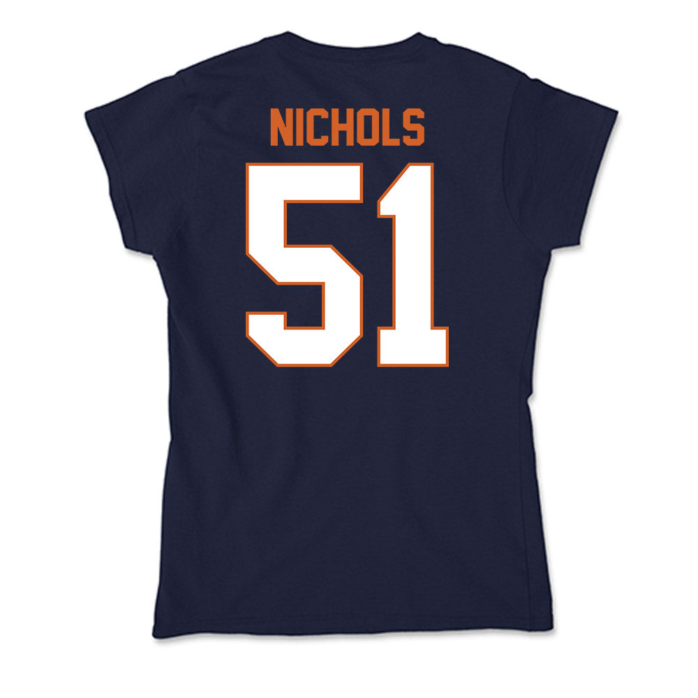 Wheaton IL - NCAA Football : JT Nichols - Soft Style Women’s T-Shirt-1