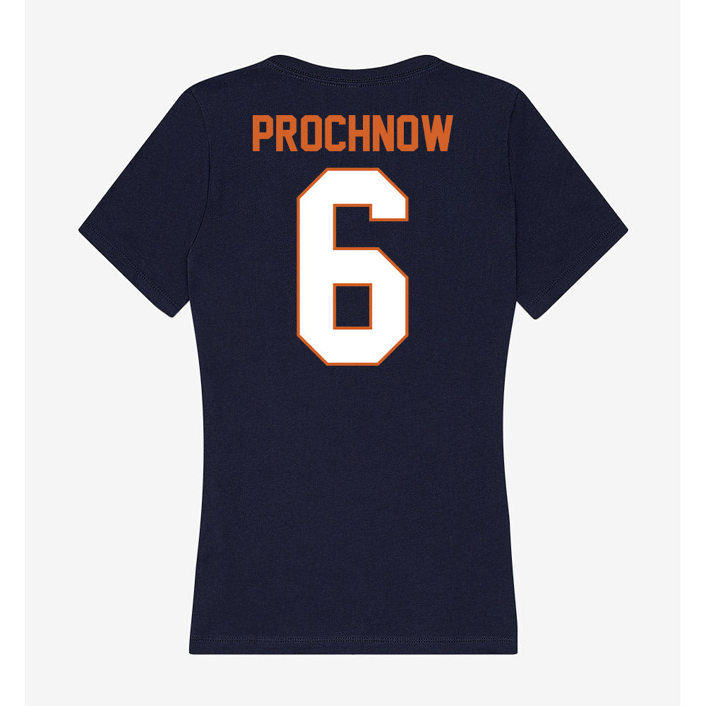 Wheaton IL - NCAA Men's Soccer : Brody Prochnow - Women's V-Neck T-Shirt-1
