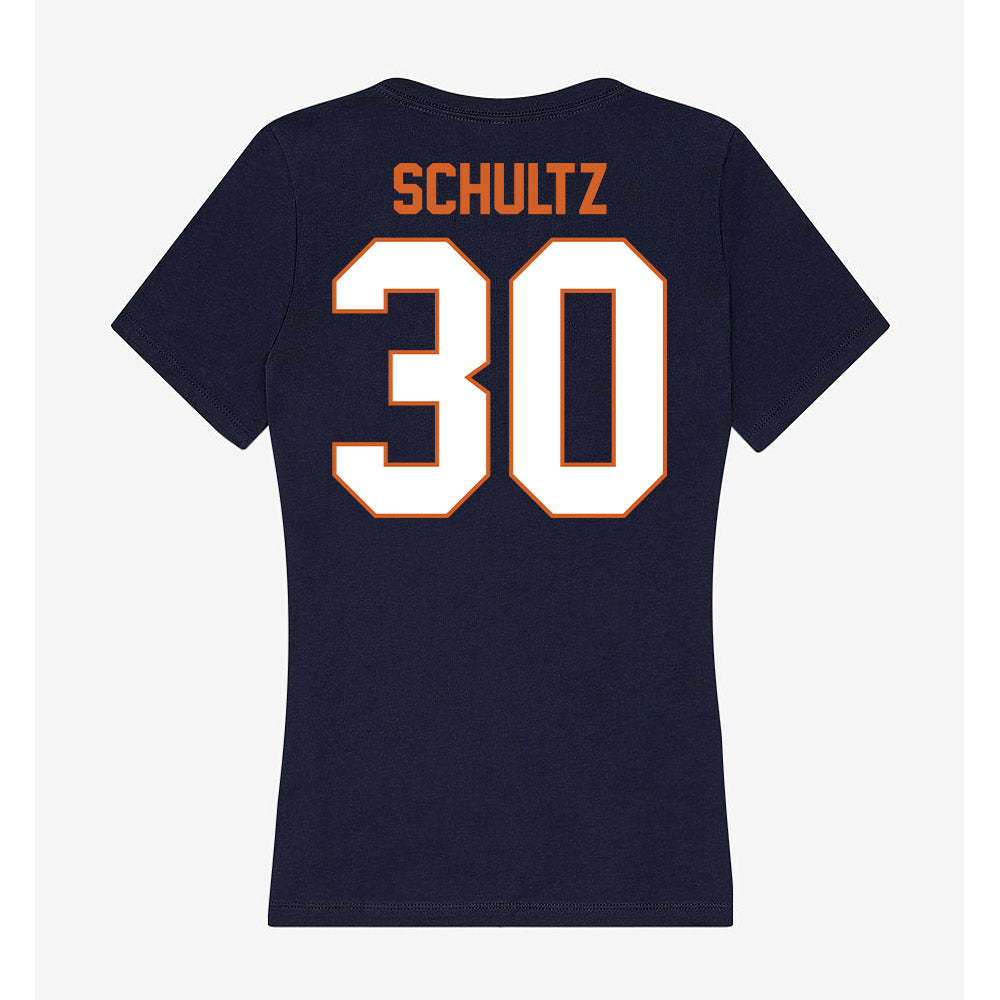 Wheaton IL - NCAA Women's Basketball : Reagan Schultz - Women's V-Neck T-Shirt-1