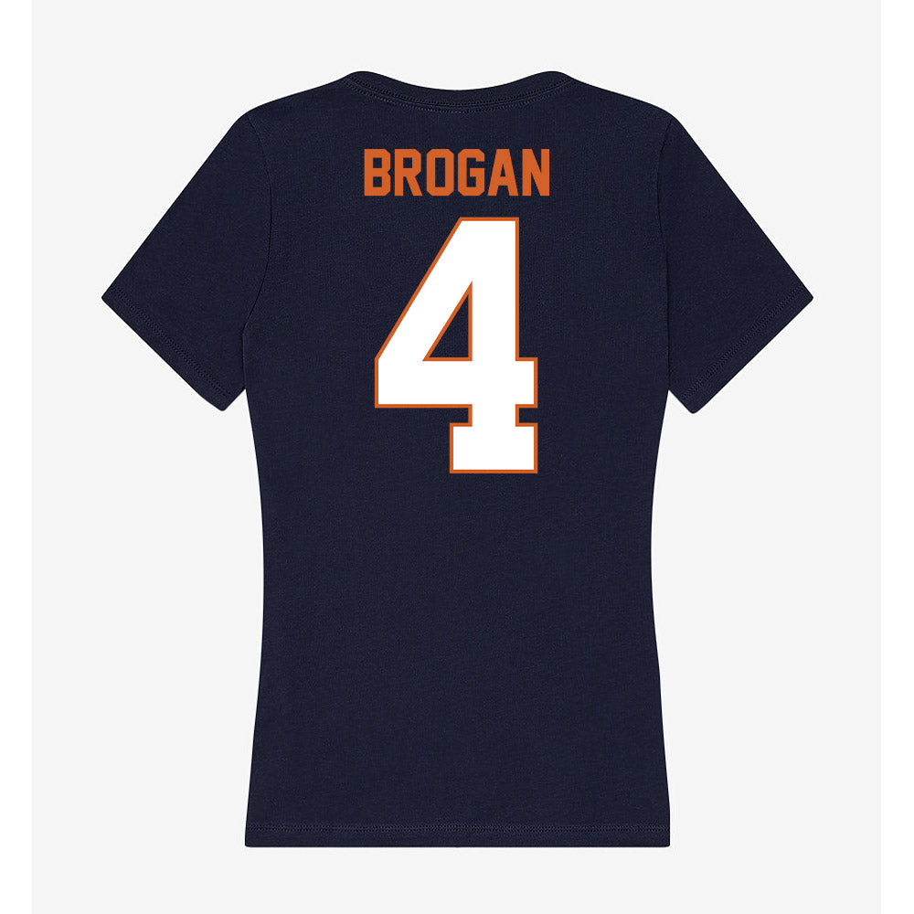 Wheaton IL - NCAA Women's Basketball : Lydia Brogan - Women's V-Neck T-Shirt-1