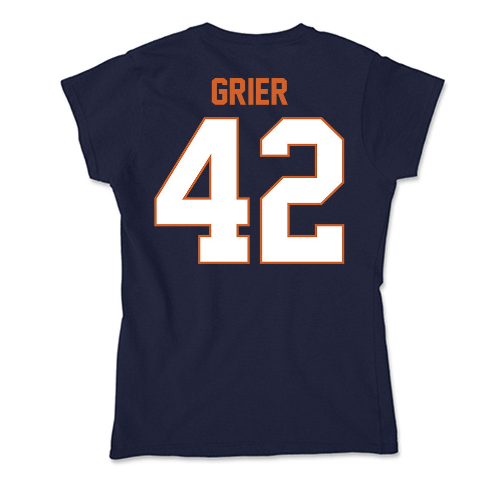 Wheaton IL - NCAA Men's Basketball : Kyle Grier - Soft Style Women’s T-Shirt-1