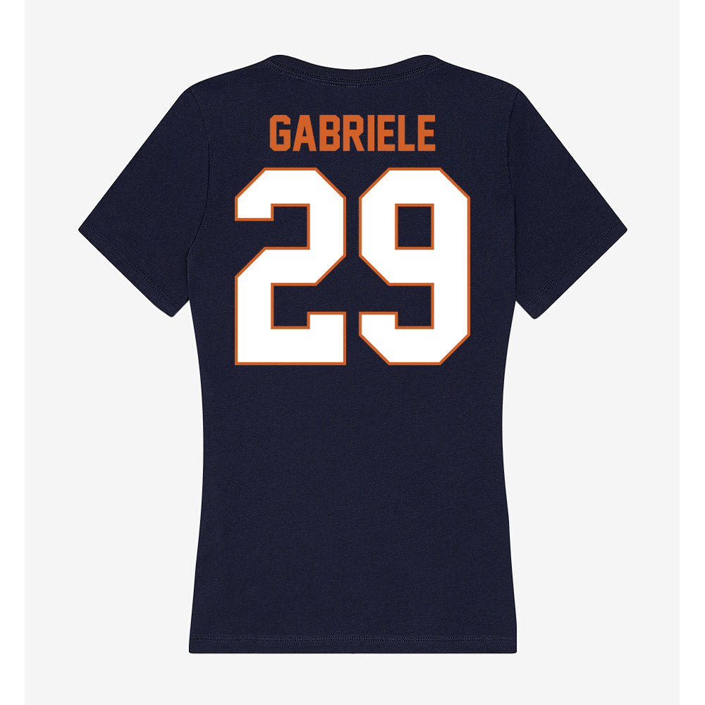 Wheaton IL - NCAA Football : Trent Gabriele - Women's V-Neck T-Shirt-1