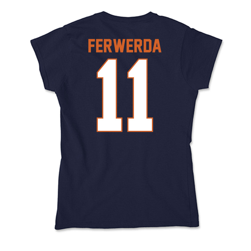 Wheaton IL - NCAA Women's Basketball : Paige Ferwerda - Soft Style Women’s T-Shirt-1