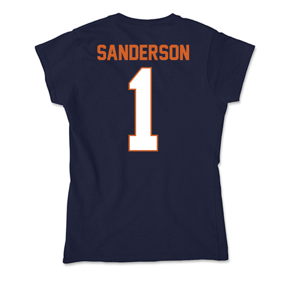 Wheaton IL - NCAA Women's Volleyball : Sarah Sanderson - Soft Style Women’s T-Shirt-1