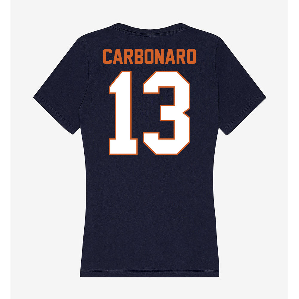Wheaton IL - NCAA Football : Gianluca Carbonaro - Women's V-Neck T-Shirt-1