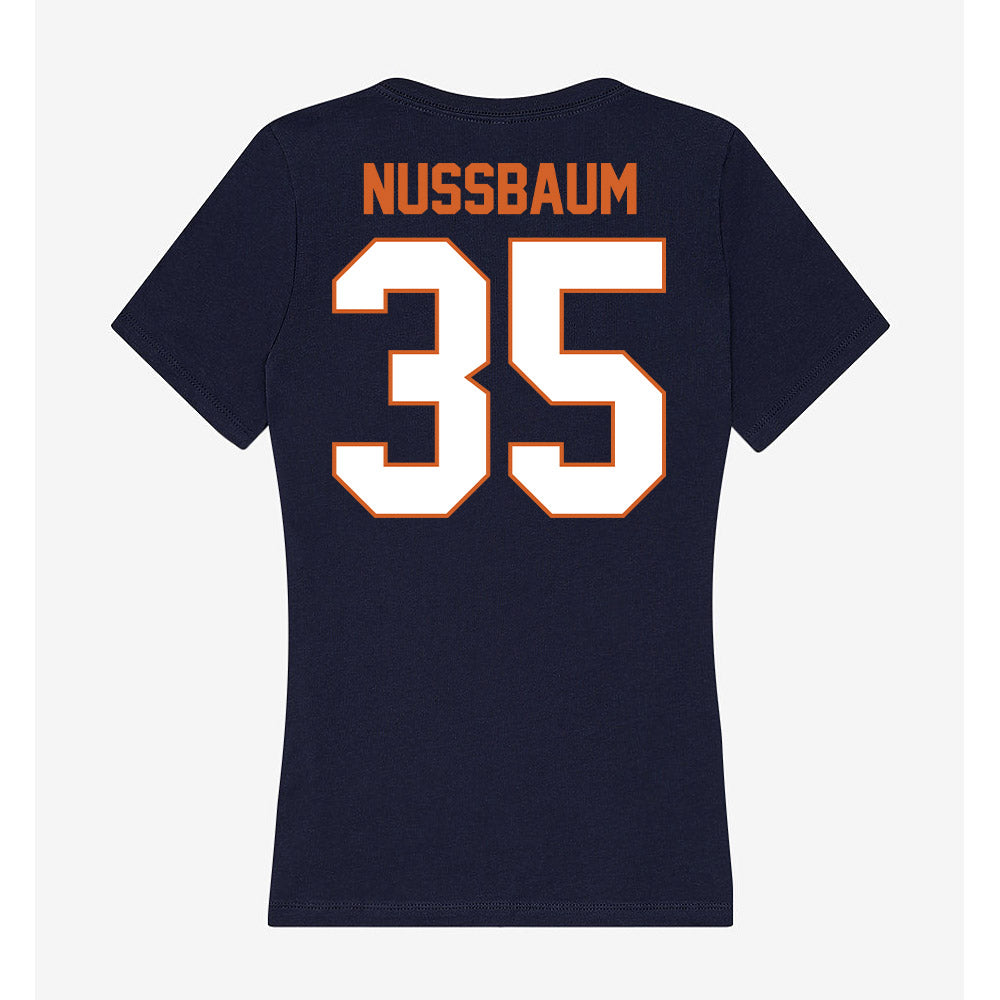 Wheaton IL - NCAA Football : Aaron Nussbaum - Women's V-Neck T-Shirt-1