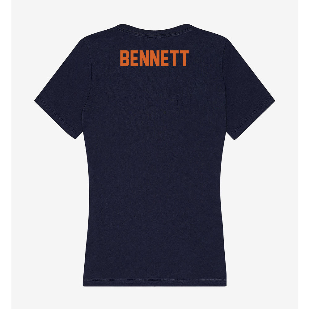 Wheaton IL - NCAA Men's Swimming & Diving : Blaine Bennett - Women's V-Neck T-Shirt-1