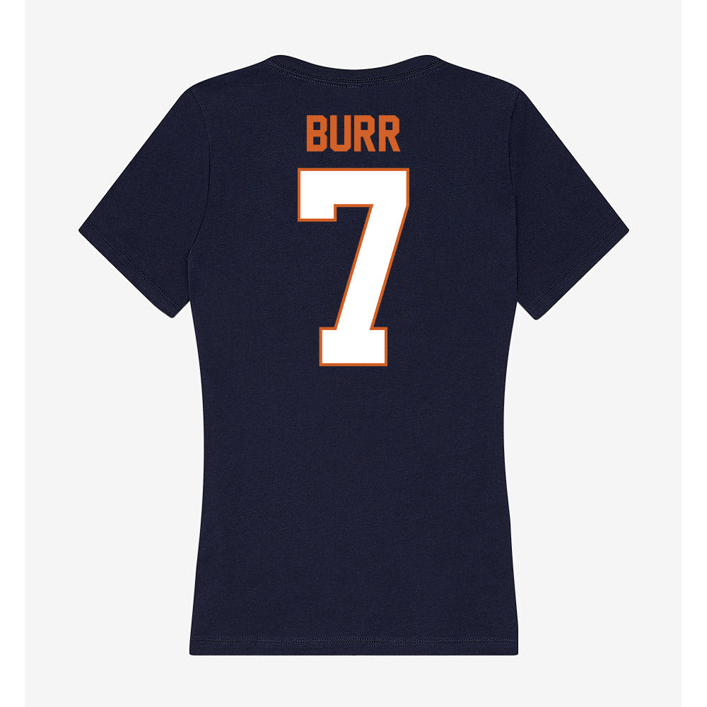 Wheaton IL - NCAA Baseball : Tyler Burr - Women's V-Neck T-Shirt-1