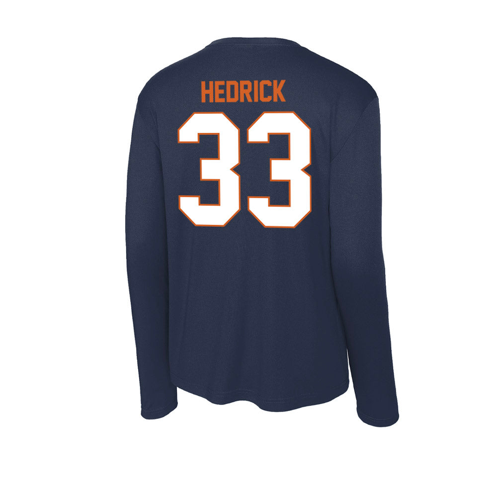 Wheaton IL - NCAA Men's Basketball : Noah Hedrick - Activewear Long Sleeve T-Shirt-1