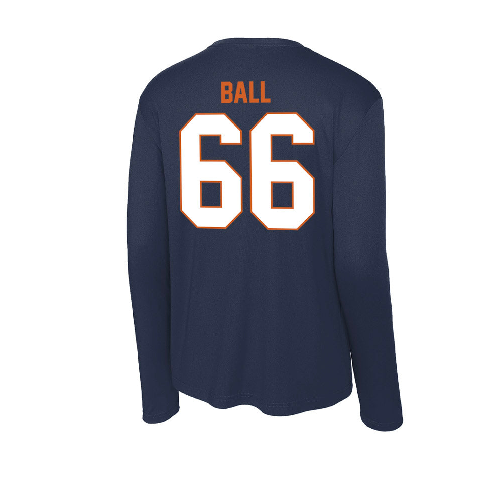 Wheaton IL - NCAA Football : Steven Ball - Activewear Long Sleeve T-Shirt-1