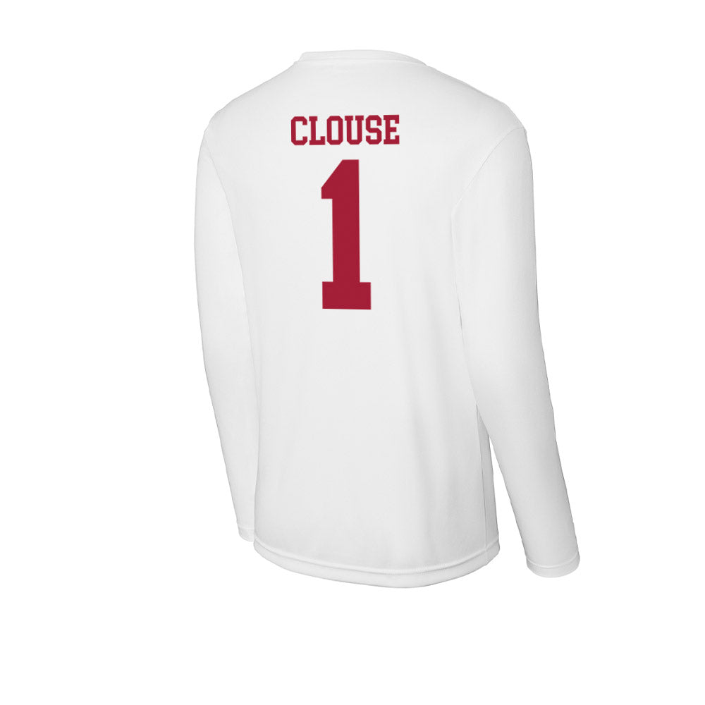 Oklahoma - NCAA Women's Soccer : Kenzie Clouse - Activewear Long Sleeve T-Shirt-1