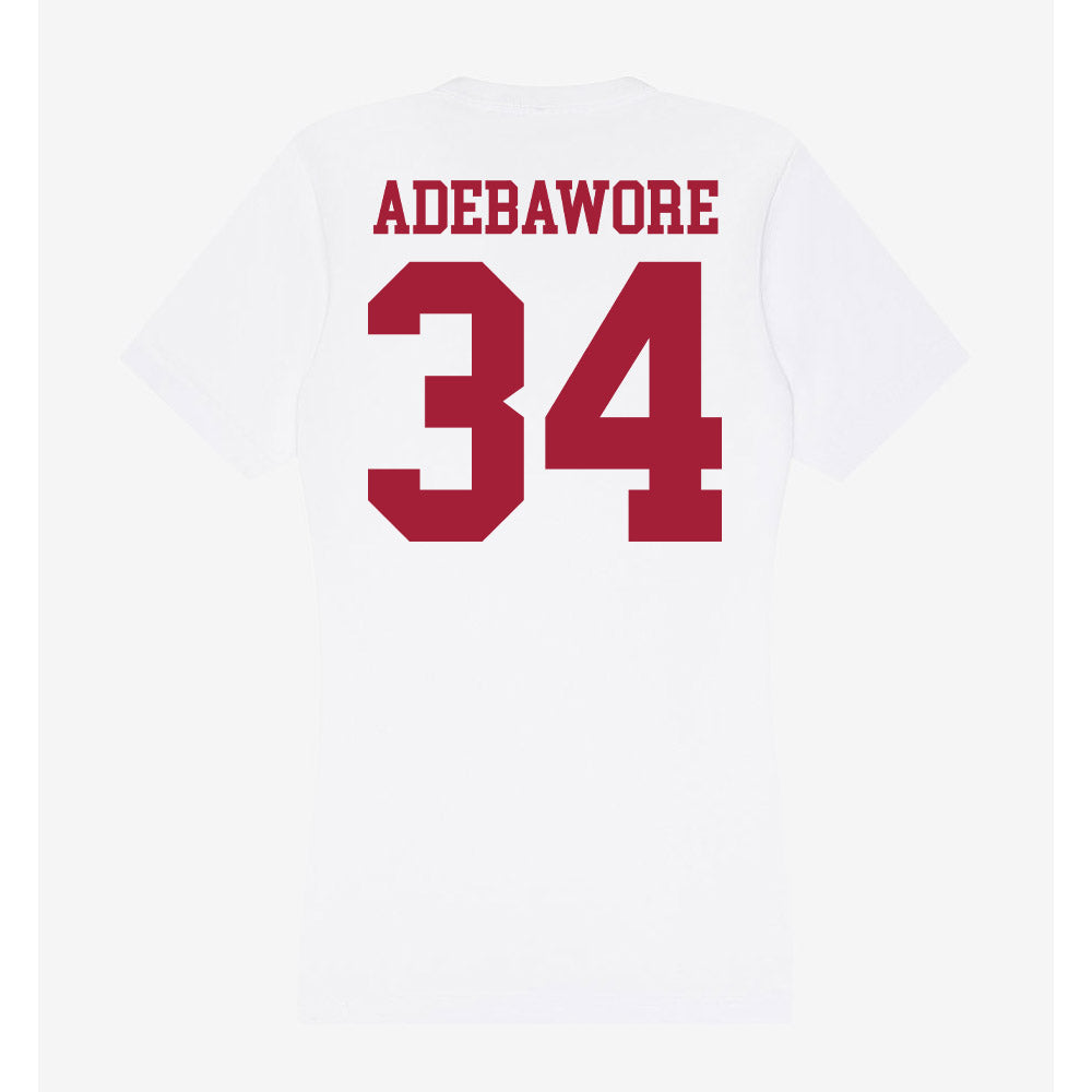 Oklahoma - NCAA Football : Adepoju Adebawore - Women's V-Neck T-Shirt-1