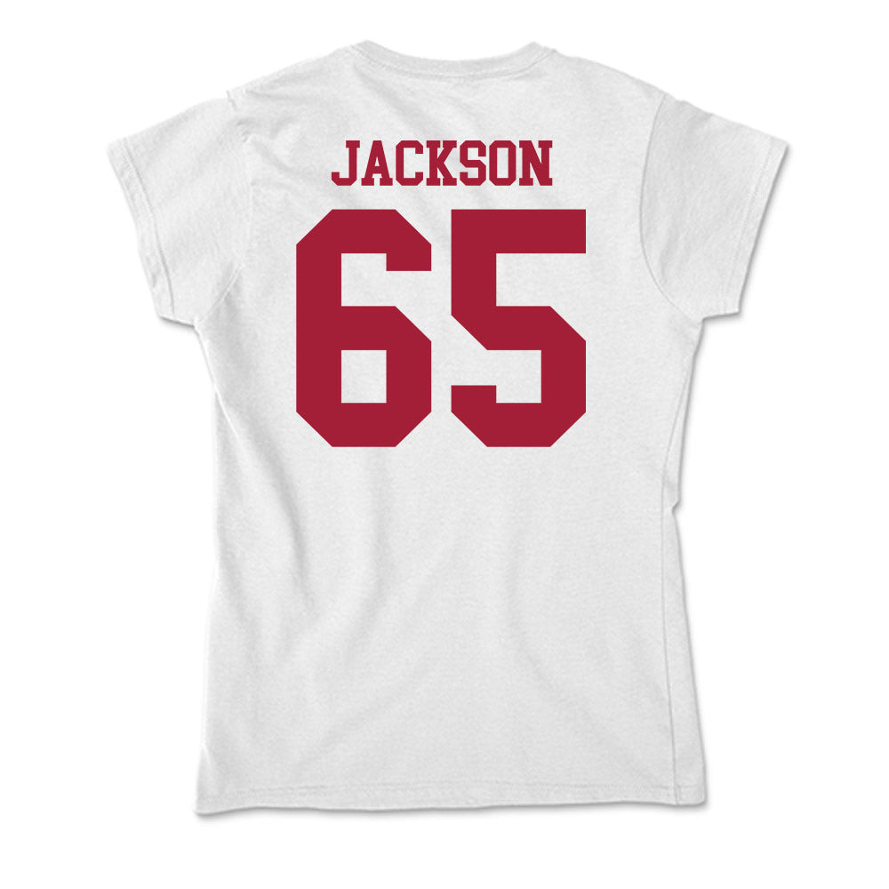 Oklahoma - NCAA Football : Jayden Jackson - Soft Style Women’s T-Shirt-1