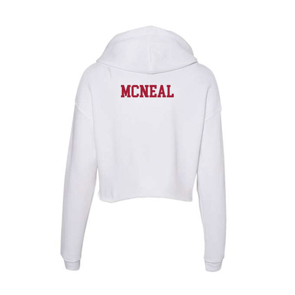 Oklahoma - NCAA Women's Rowing : A'Lydia McNeal - Women's Crop Fleece Hoodie-1