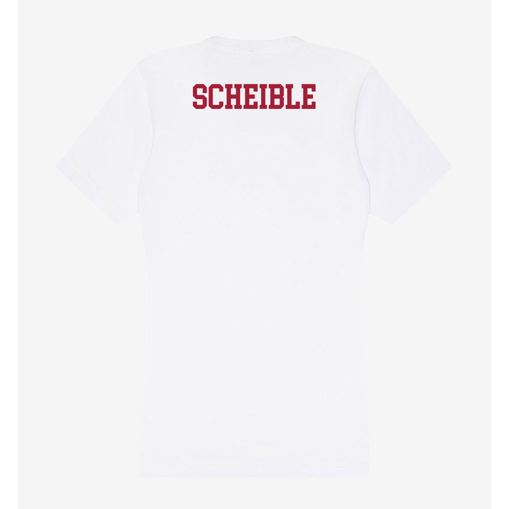 Oklahoma - NCAA Women's Gymnastics : Hannah Scheible - Women's V-Neck T-Shirt-1