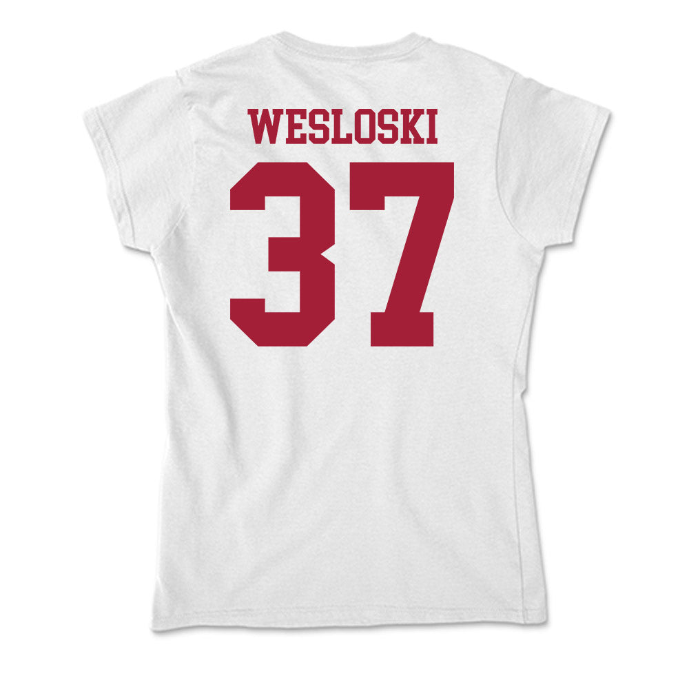 Oklahoma - NCAA Baseball : Nick Wesloski - Soft Style Women’s T-Shirt-1
