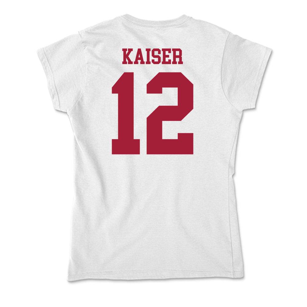 Oklahoma - NCAA Women's Soccer : Kennedy Kaiser - Soft Style Women’s T-Shirt-1